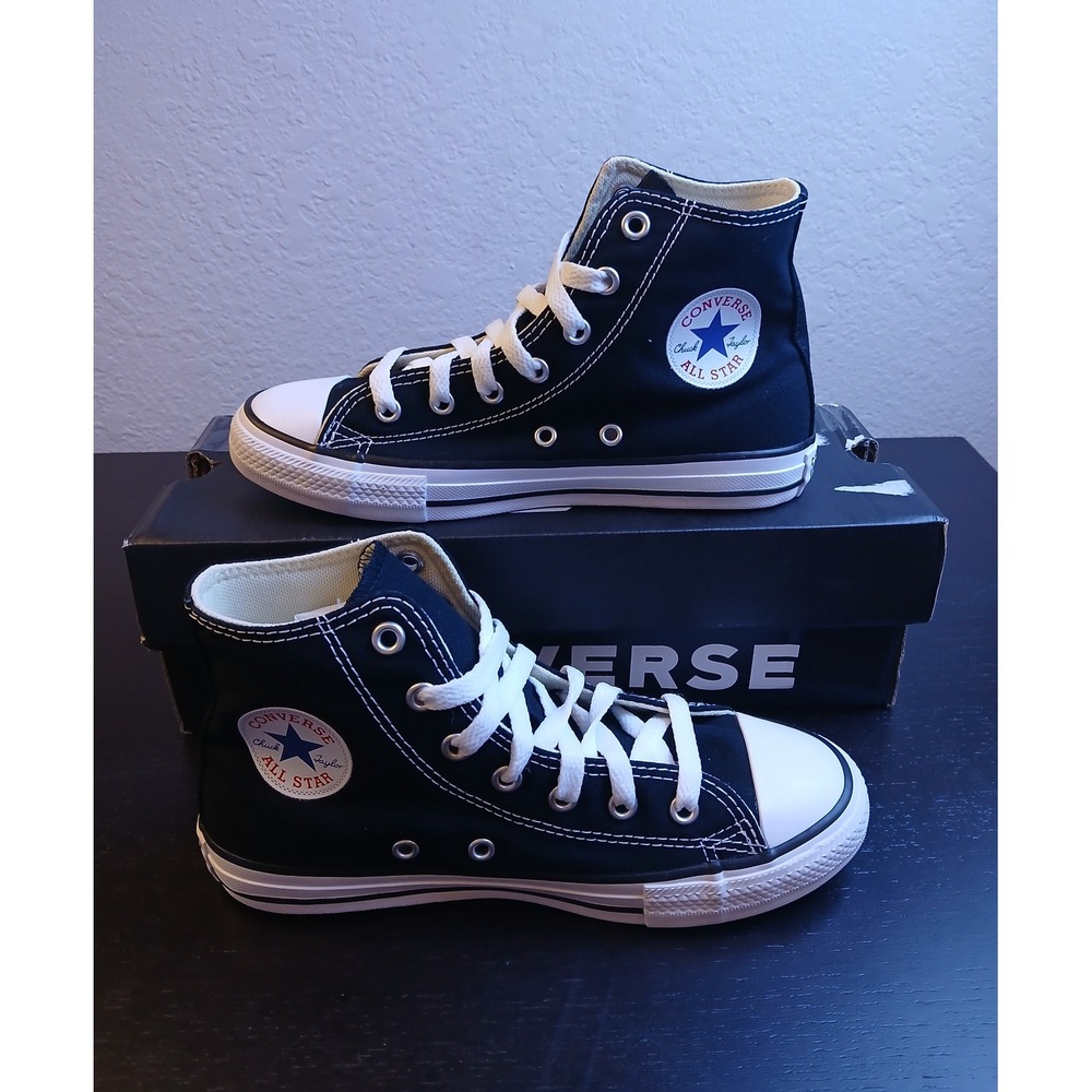 Converse Chuck Taylor All Star High Top Black Youth Sneakers 3J231 Size 2